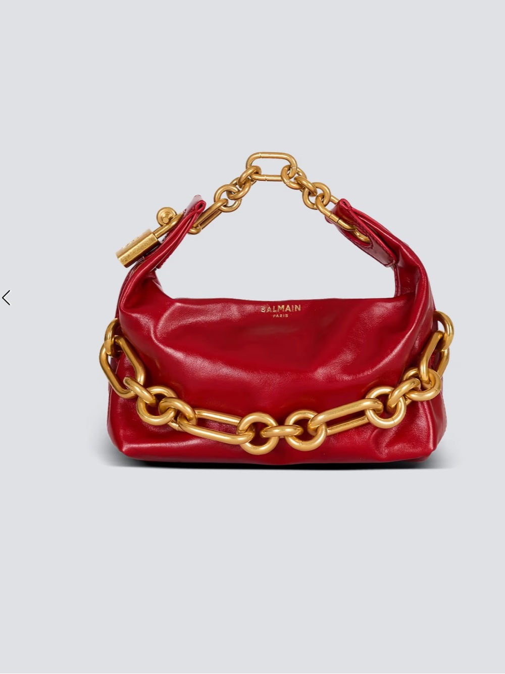 Balmain Sync Mini bag in Red - Picture 6 of 6